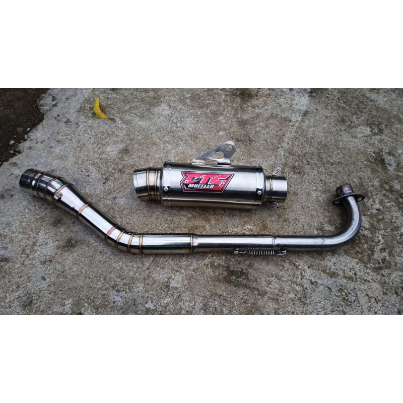 KNALPOT CTS MUFFLER KOLONG TERLARIS VEGA,JUPITER,SUPRA ,GREND DLL