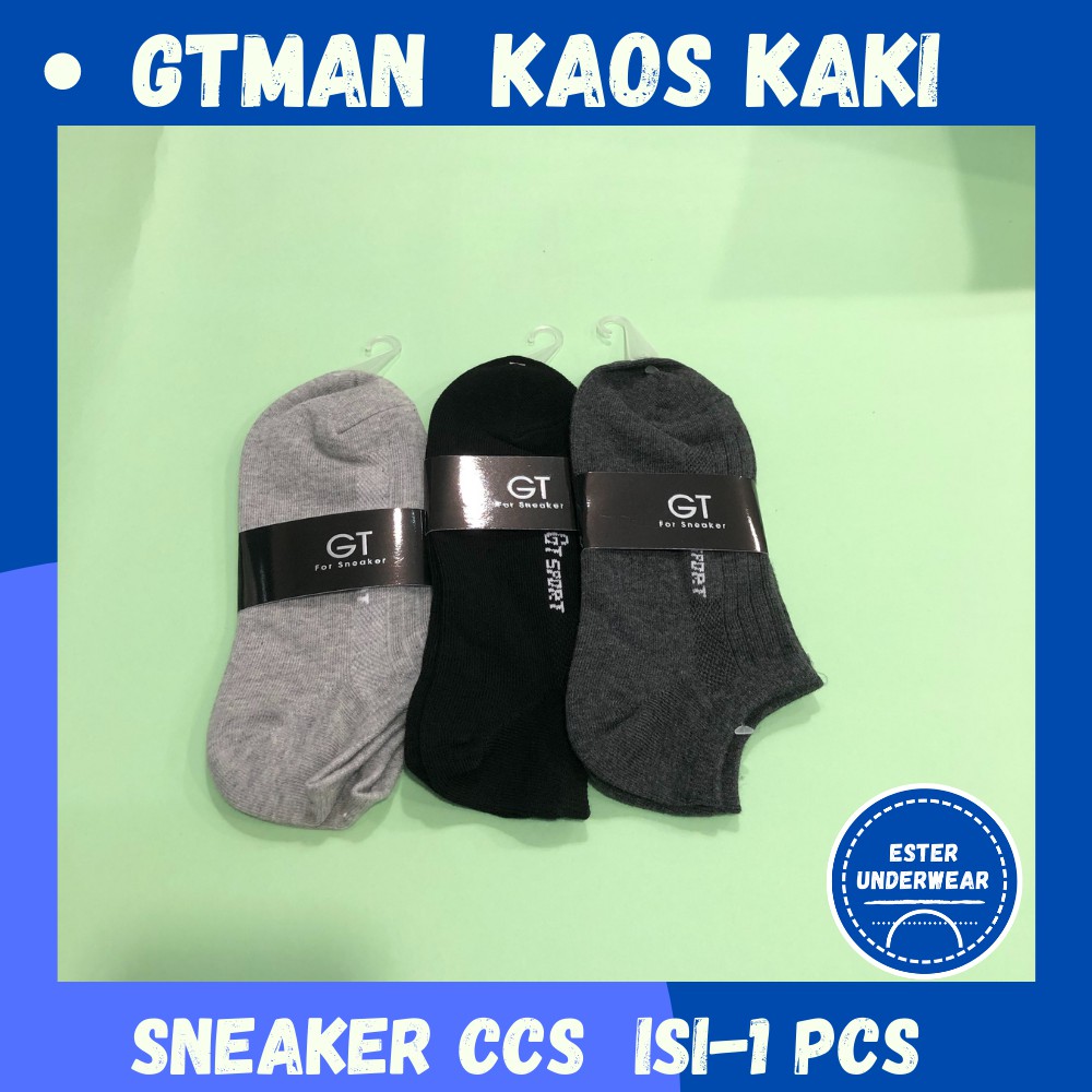 Kaos Kaki GTMAN  Sneaker GT CCS ISI 1 Pasang