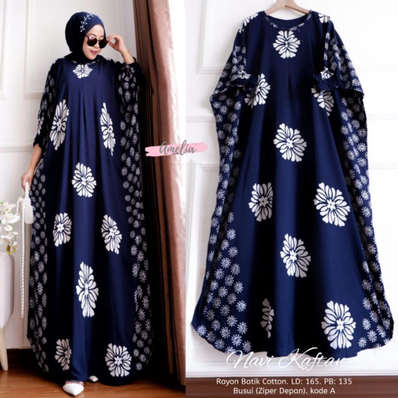 NAVY KAFTAN BY AMELIA