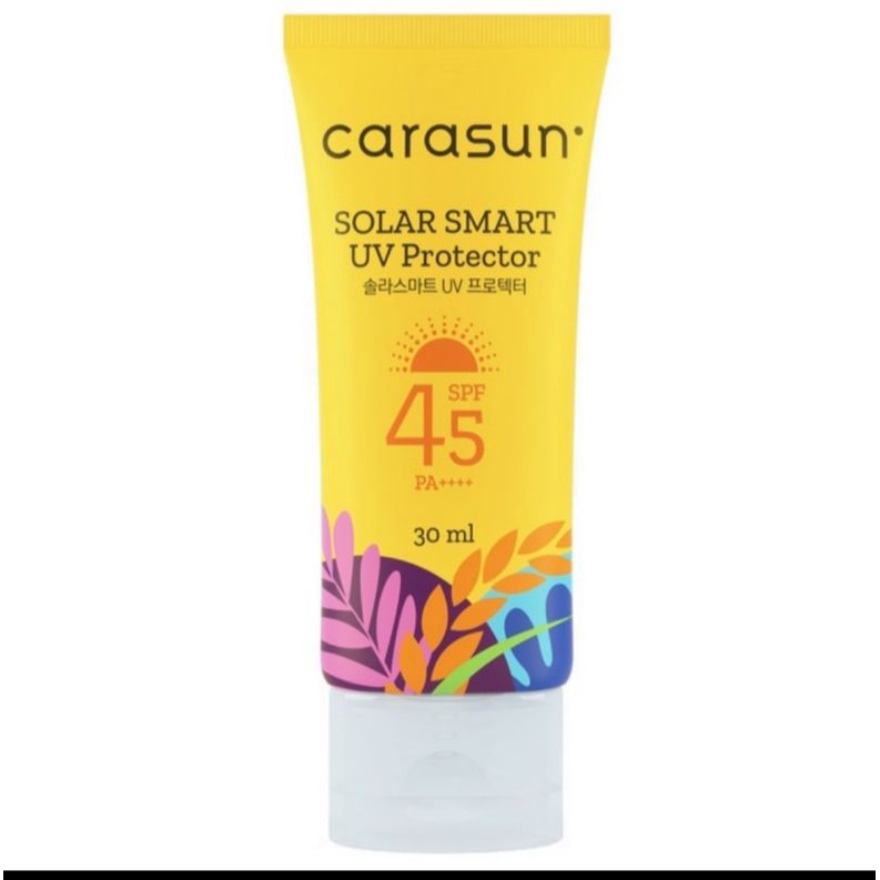Carasun Solar Smart UV Protector SPF45 PA++++ 70ml  carasun sunscreen tabir Surya carasun 70ml caras
