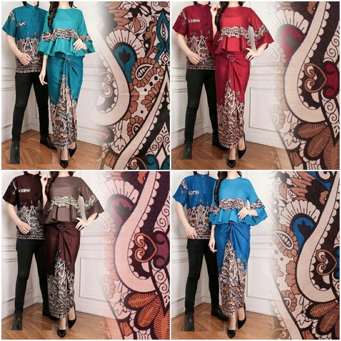 Jual- Couple CLORENS Baju Koko + Gamis Setelan Murah dan Bagus