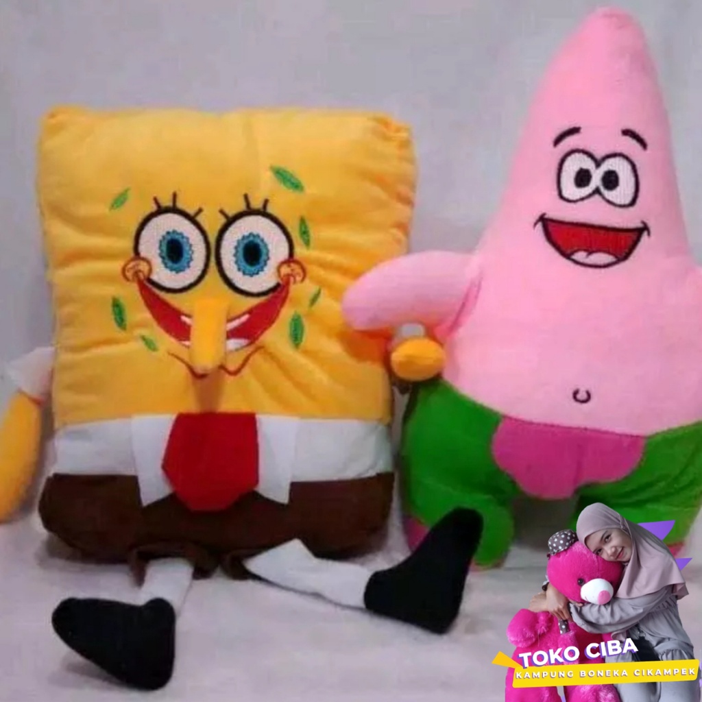Boneka Spongebob Boneka Spongebob Jumbo Boneka Spongebob Dan Patrick Boneka Spongebob Sedang Boneka 