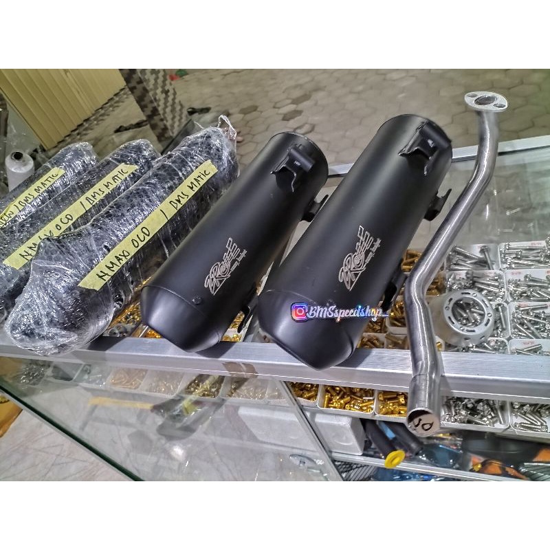 kenalpot ZRC copy CMS NMAX OLD dan NMAX NEW,AERO OLD,AEROX NEW,LEXI TABUNG STANDAR DAN TABUNG VARIO,