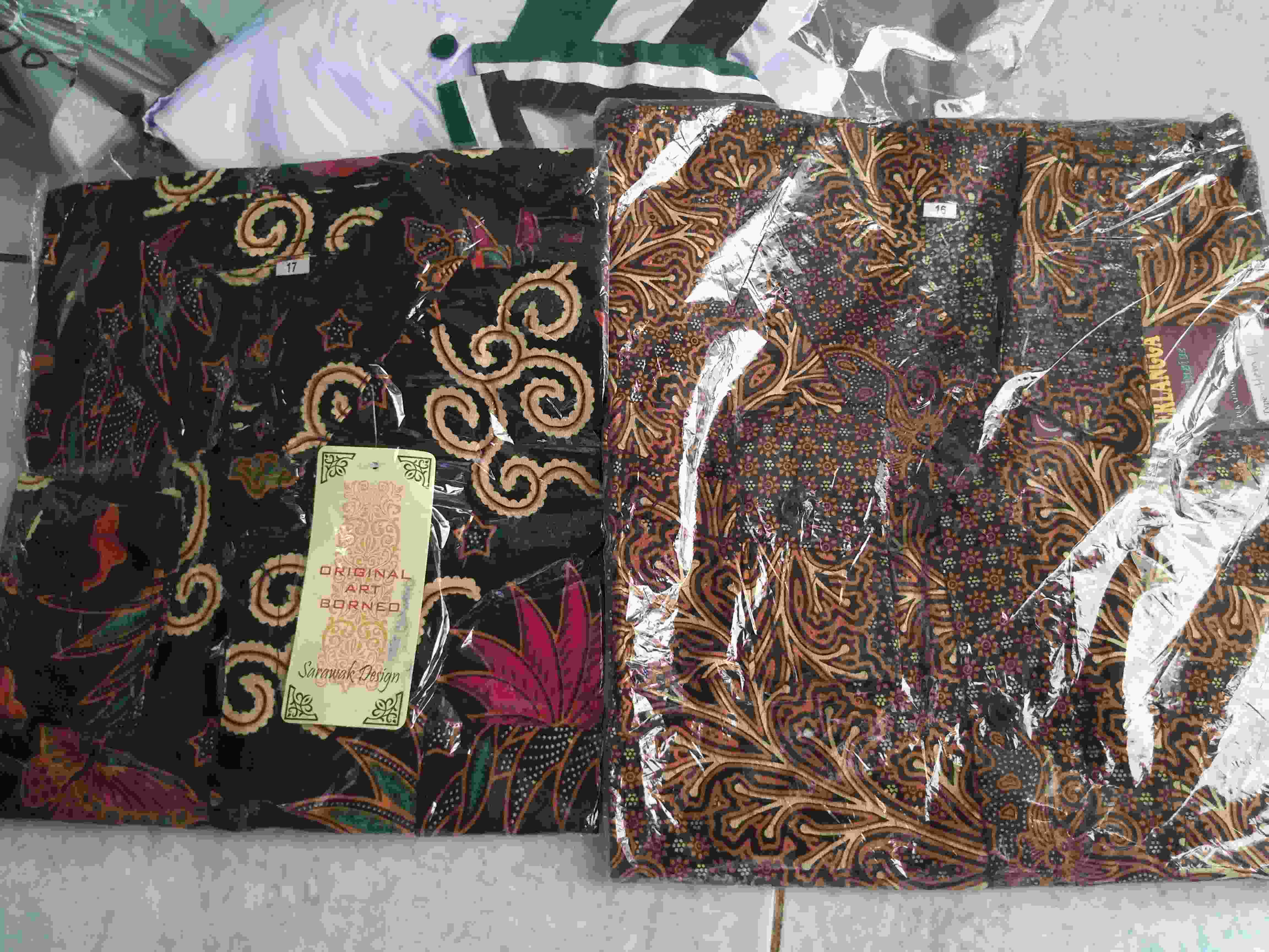 Kemeja Hem Batik Anak Tangung Lengan Panjang Ka0013