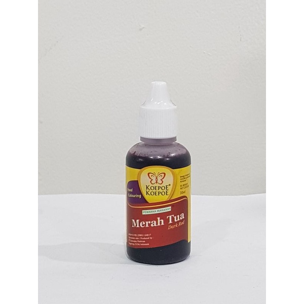 

Koepoe-koepoe pewarna merah tua