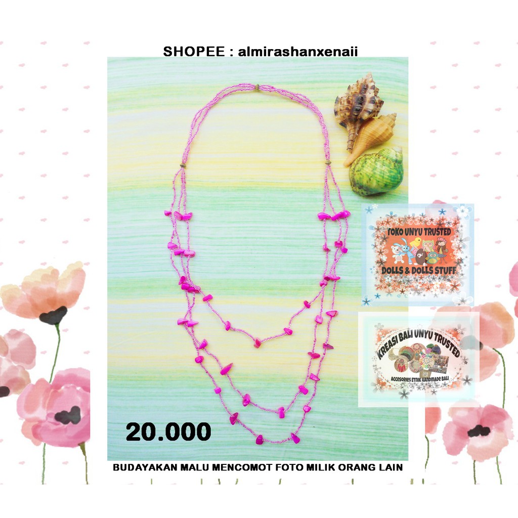 Kalung BALI Handmade/ Kalung Etnik BALI/ Kalung Fashion Wanita/ Kalung Hijab/ Kalung BALI Murah 33