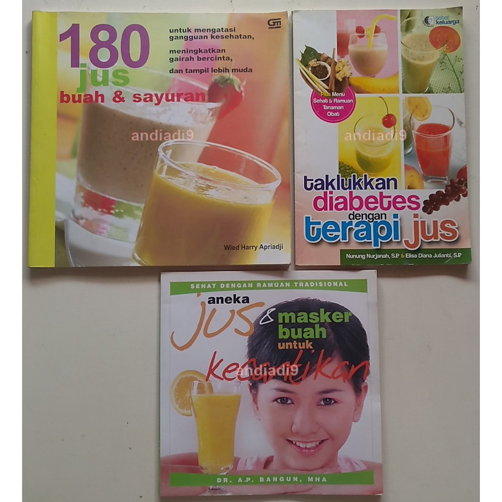 DIABETES MASKER BUAH KECANTIKAN 180 JUS BUAH SAYURAN TIDAK DIJUAL SATUAN