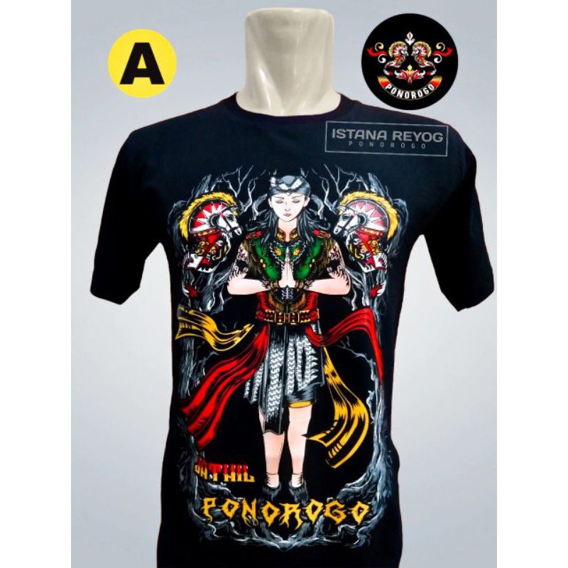 KAOS BUDAYA JATHIL KUDA KEPANG / JATHIL JARANAN / KAOS REOG PONOROGO / KAOS JARANAN / KAOS SENTEREWE