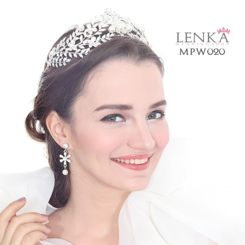 [PRODUK TERMURAH] MAHKOTA PENGANTIN PESTA CROWN WEDDING AKSESORIS MPW020