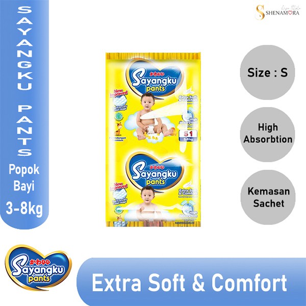 Sayangku Pants Popok Bayi S 1 (3 - 8 kg)