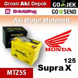 Unik Aki kering gel Supra X 125 Honda MOTOBATT MTZ5S accu motor u/ GS Yuasa Berkualitas