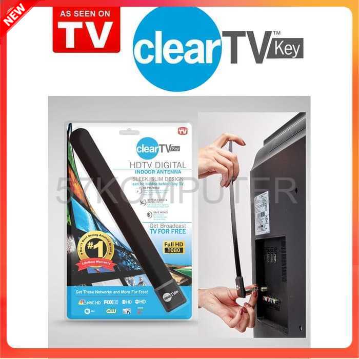 NEW Clear TV Key HDTV Digital Indoor Antenna -  Antena TV Indoor