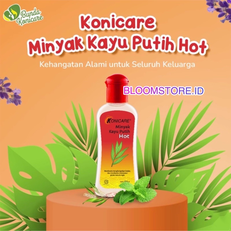 KONICARE Minyak Kayu Putih Hot Baby Bayi Cajuput Oil Panas 125 60 ml 60ml 125ml Promo Murah