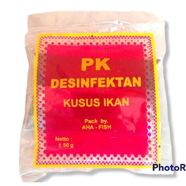 PK OBAT CACAR OBAT IKAN OBAT Aeromonas Kalium Permanganat Sachet 50gr