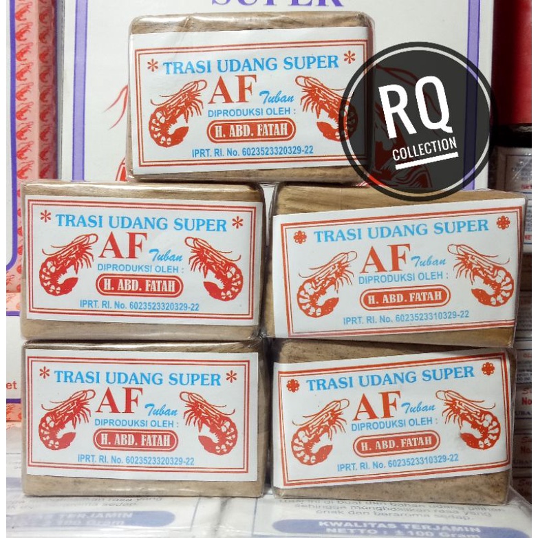 

Trasi udang cap AF khas Tuban kemasan 100gr