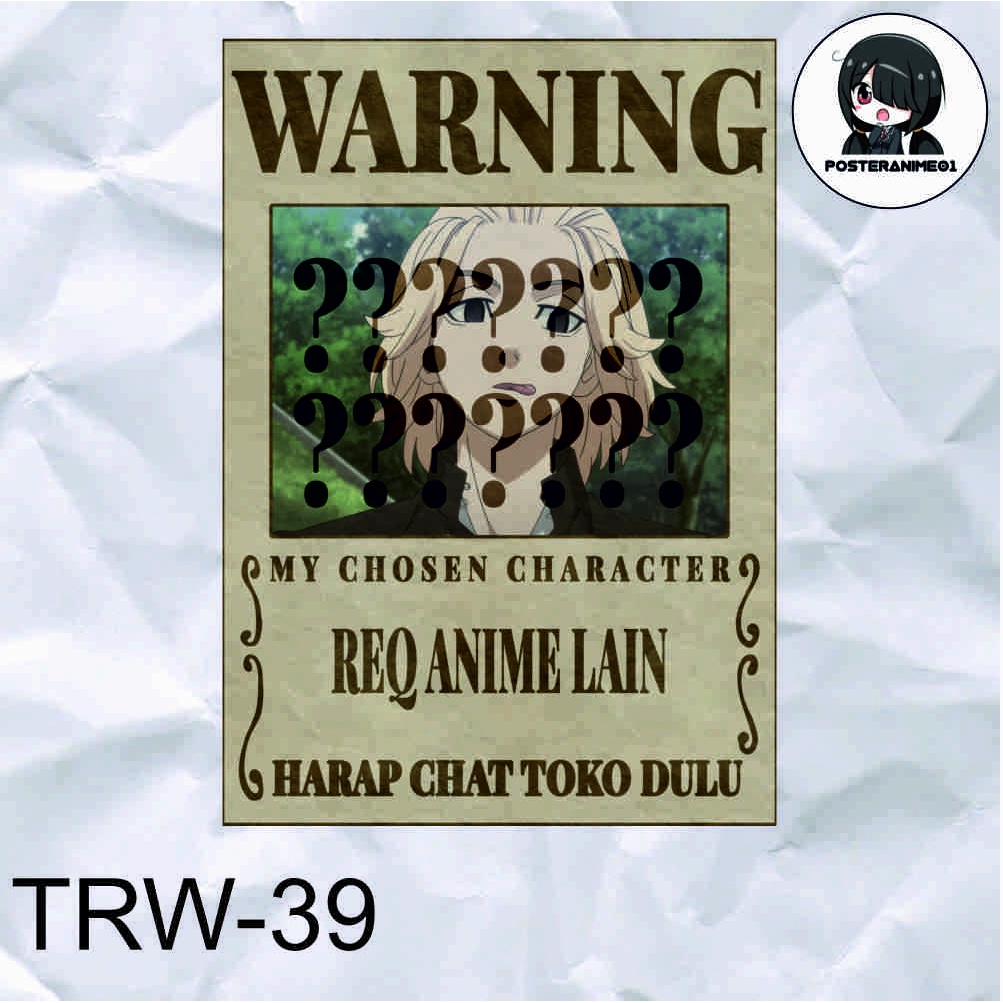 Poster Anime Tokyo Revengers | Poster Anime Tokyo Revengers Warning Aesthetic | DRAKEN | MIKEY | TERLENGKAP-39.ANIME LAIN