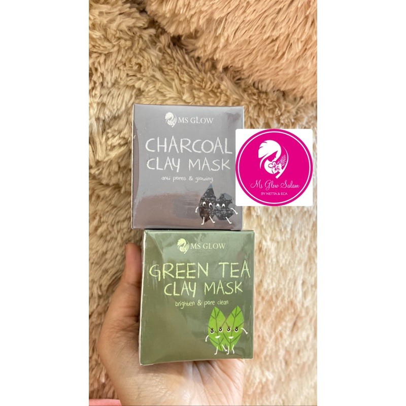 

clay mask ms glow original murah (ada id card resmi )