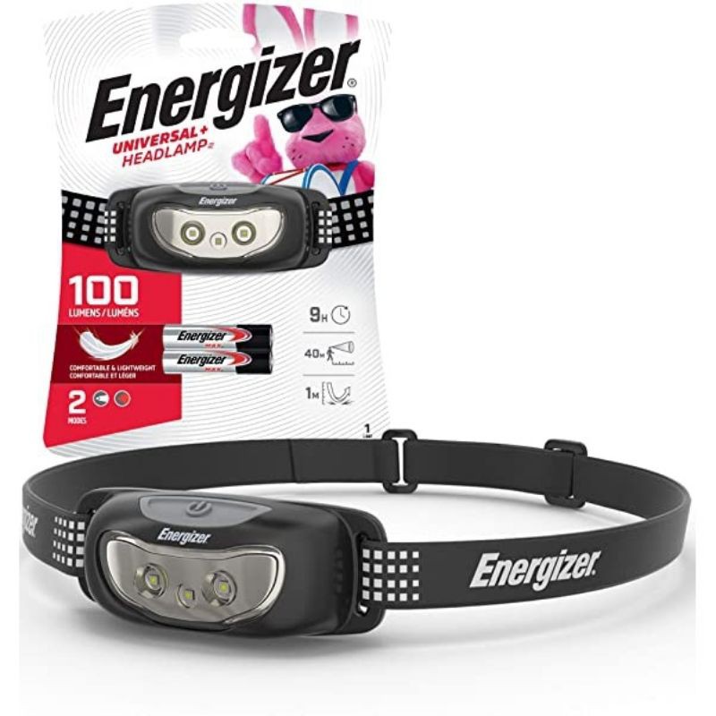 [Bisa COD Free] Headlamp Energizer 3 LED 2 in 1 infra red &amp; white - Energizer 350 - 100 lumens