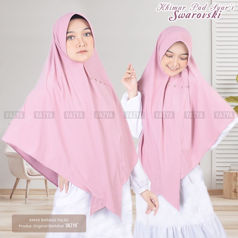 Jilbab / Khimar Syar'i Pad Swarovski