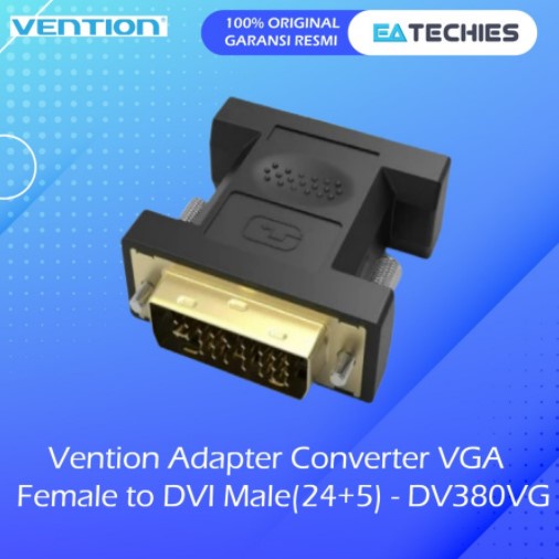 Vention Adapter Converter VGA Female to DVI Male (24+5) - DV380VG