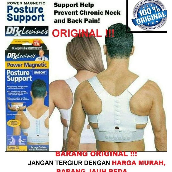 Jual Terbaru Posture Sport Power Magnetic ( Korset Penegak Punggung