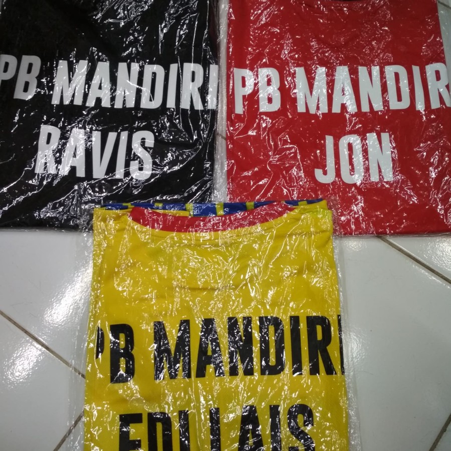 Ongkos sablon nama/custom name/cetak nama