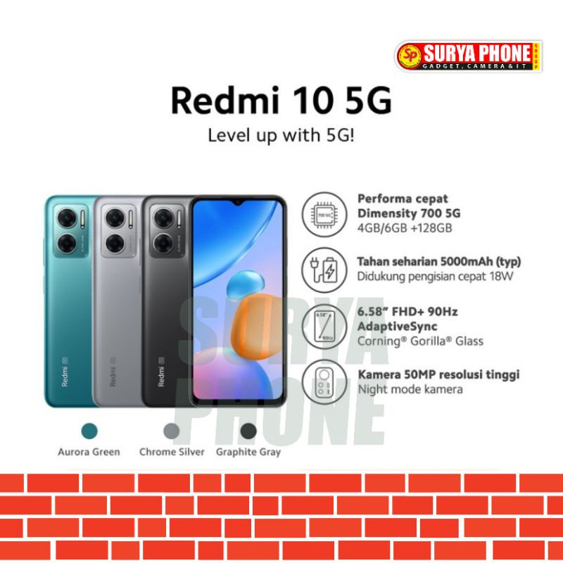 XIAOMI REDMI 10 5G RAM 6/128GB