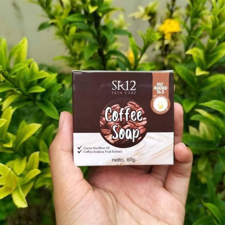 Sabun Kopi SR12 Pembersih Wajah Pencerah Muka Scrub Pembersih Komedo Penghilang Flek Hitam Wajah SR12 Herbal Skincare Ori BPOM S94b