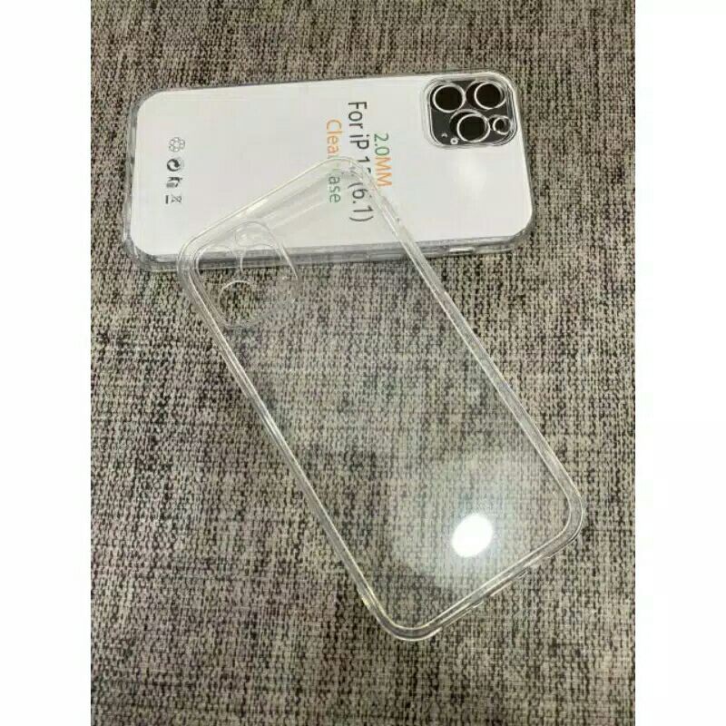 IPHONE 12 12 PRO XS MAX CLEAR HD 2.0 SILIKON BENING TRANSPARAN BAHAN TEBAL ANTI JAMUR