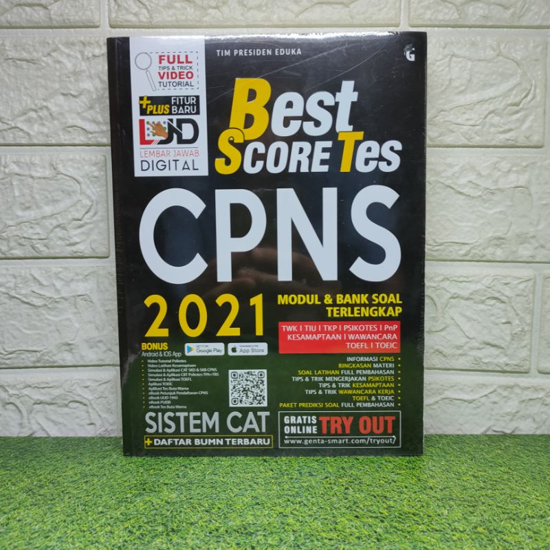 BUKU CPNS BEST SCORE TES CPNS 2021 SISTEM CAT DAN BANK SOAL TERLENGKAP , MAGENTA