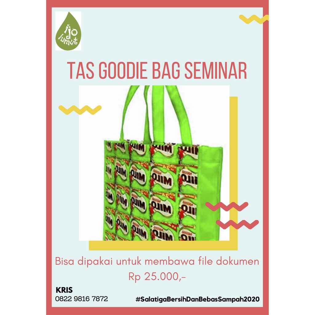 

Tas Goodie Bag Seminar Daur Ulang