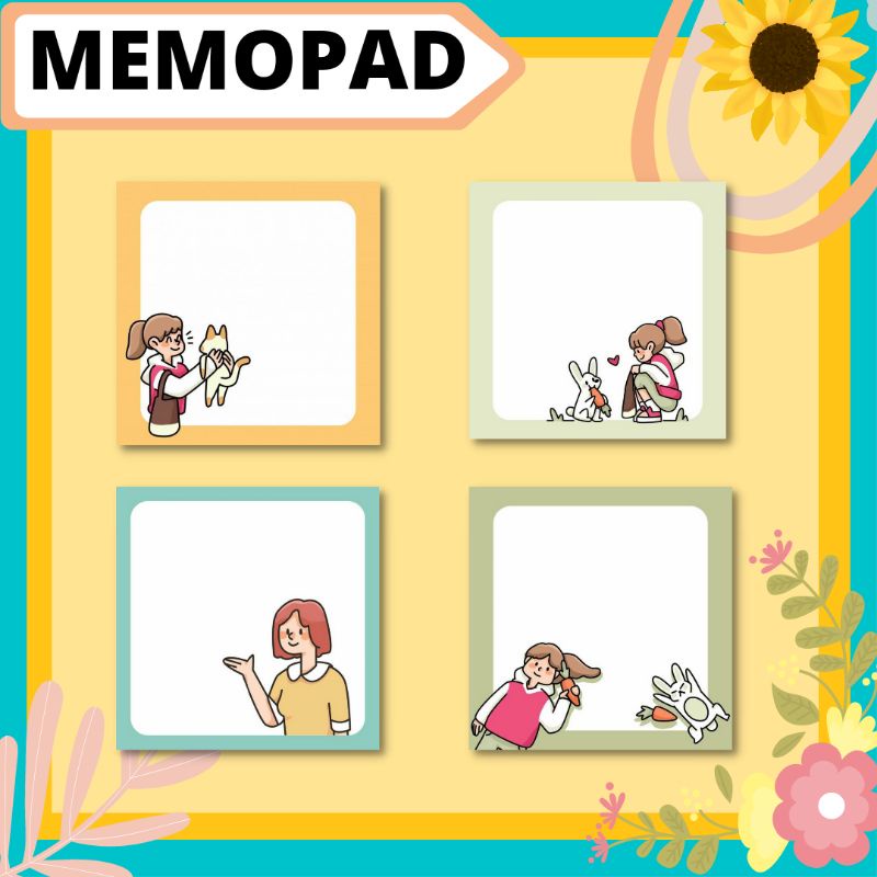 

Memopad Aesthetic - Memopad lucu - Memo pad - Notepad