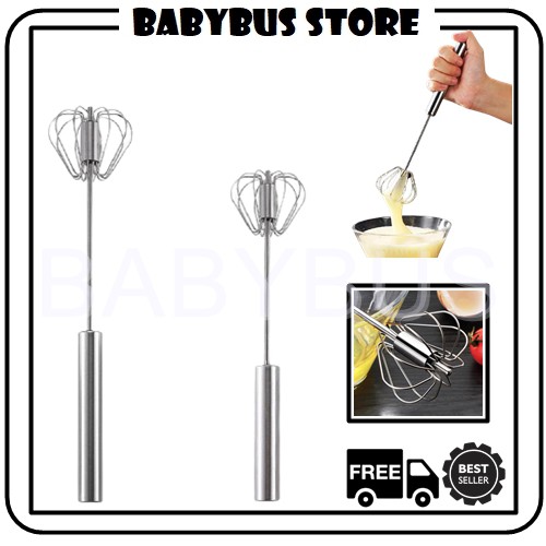 BBS SS02 BETTER BEATER / HAND MIXER MANUAL / ALAT PENGOCOK TELUR MANUAL STAINLESS STEEL SERBAGUNA