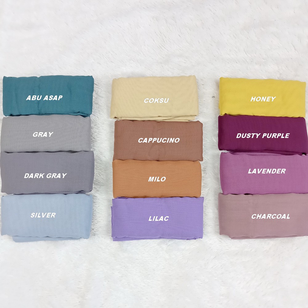 Bella Square Polycotton Hijab Segi Empat PART I