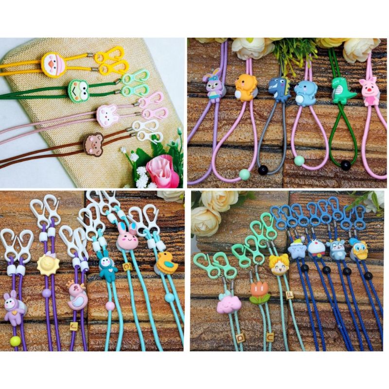 Strap Masker Anak Karakter Strap Masker Lucu Kalung Masker Boneka Tali Masker Karakter Cowok