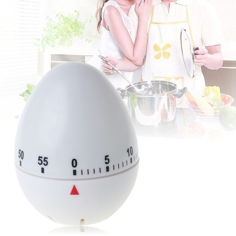 Btsg Timer Mekanik 60 Menit Bentuk Telur Untuk Memasak