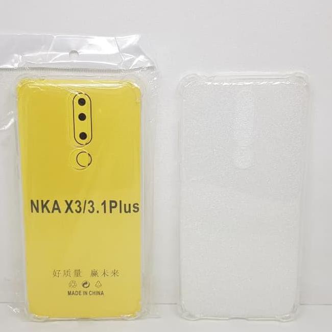 Anti Crack Nokia 3.1 Plus X3 Soft Case Nokia 3.1+ Jelly Tahan Benturan