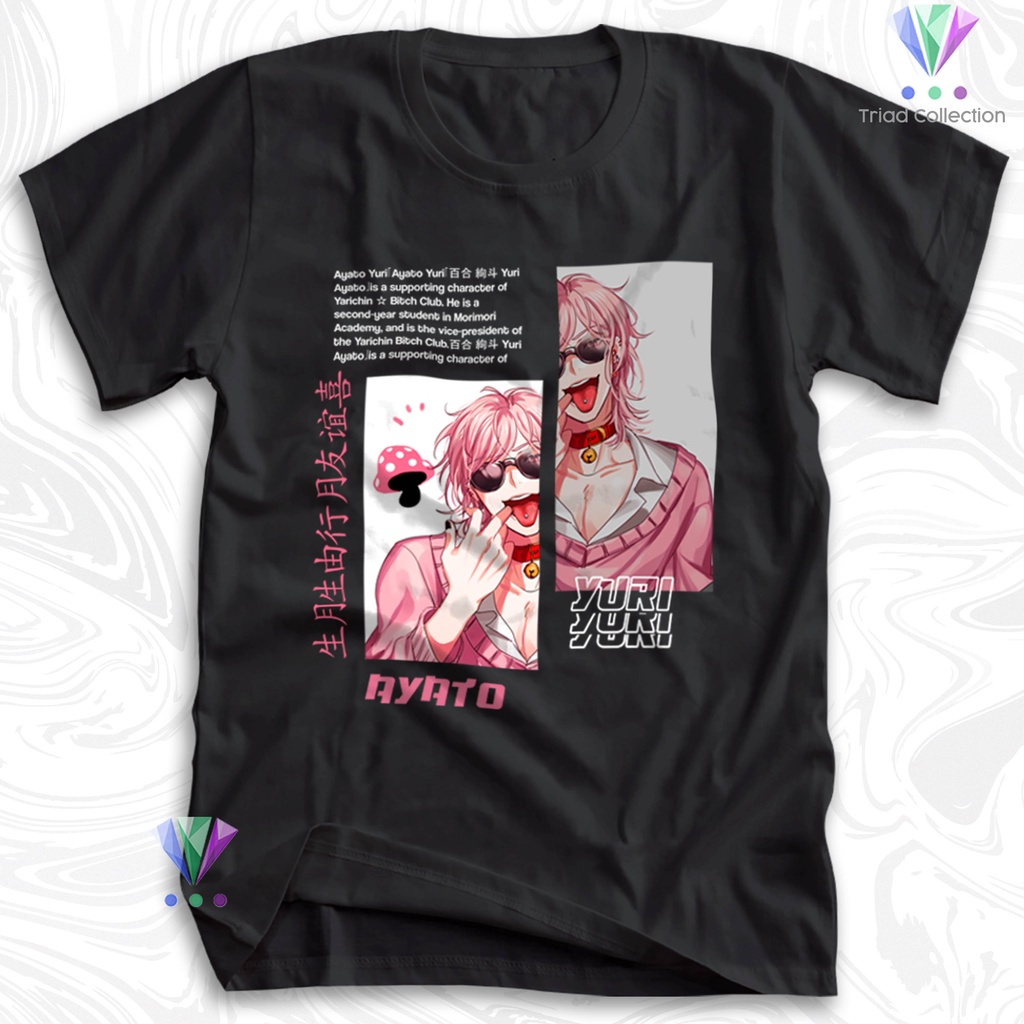 Tshirt Baju Kaos Distro AYATO YURI / Kaos Distro Pria Wanita