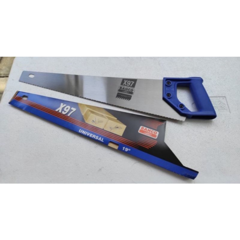 GERGAJI TANGAN HANDSAW BELAH POTONG KAYU BAHCO X97 19" ASLI SWEDIA