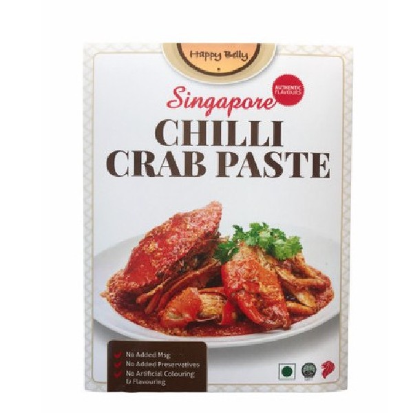 Bumbu Happy Belly Singapore Chilli Crab Paste / Saus Kepiting Pedas