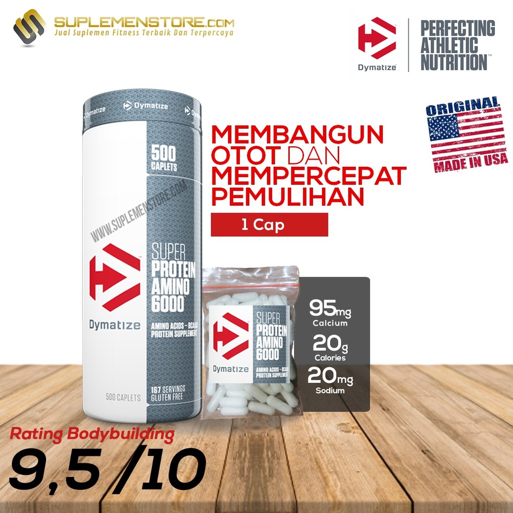 Dymatize Super Amino 6000 Eceran Repack 1 caps perbutir