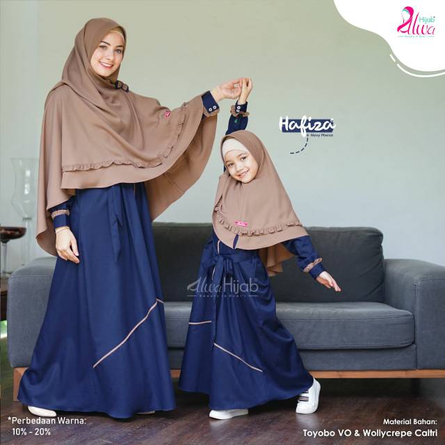 SARIMBIT HAFIZ HAFIZA ORIGINAL BY ALWA HIJAB | Couple Family | Sarimbit Keluarga | Gamis Syari