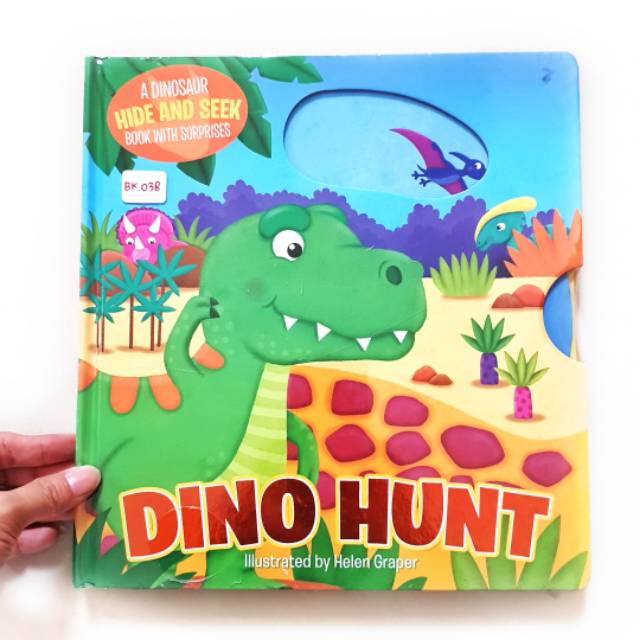 Dino hunt. Pull slide activity dino. Dinosaurs hide and seek board book with surprises
