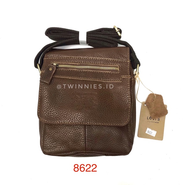 Tas RB KECIL selempang pria kulit import LEVIS 8622