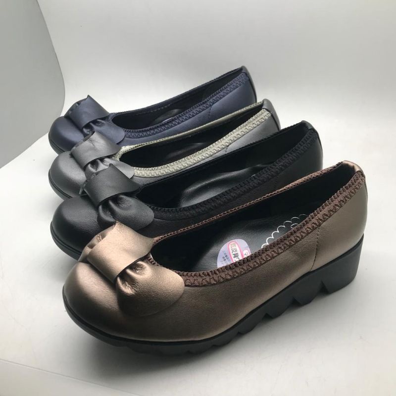 sepatu bhayangkari  wedges pantofel First contact type pita made in japan  ori #4.5cm