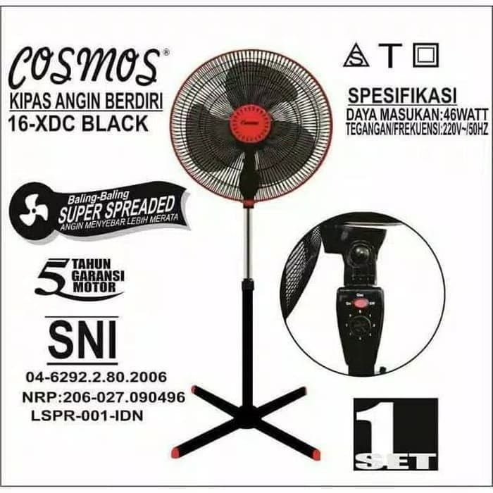 COSMOS Kipas angin berdiri STAND FAN 16 XDC cosmos