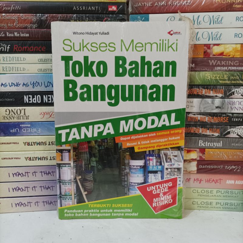 Buku Obral Murah - Buku Sukses Memilih Toko Bahan Bangunan Tanpa Modal