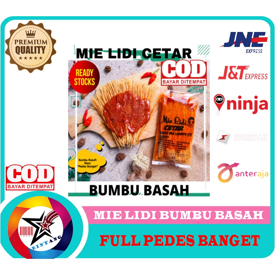 

Mie Lidi Cetar Bumbu Basah jajanan jadul Bisa COD grosir