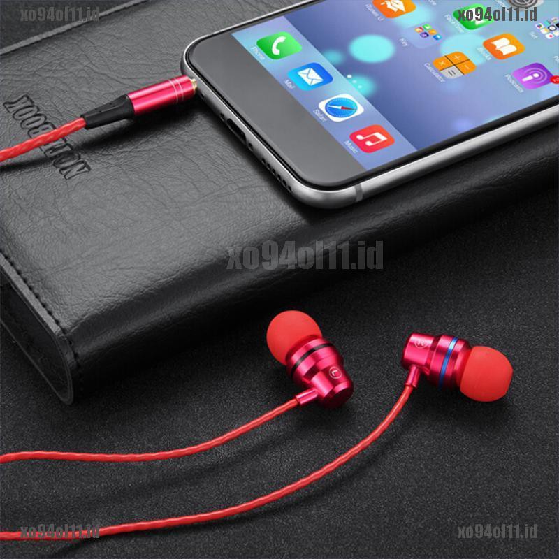 (Xo 'Cod) Earphone In Ear stereo heavy bass Dengan Fitur noise Canceling Dan Kabel