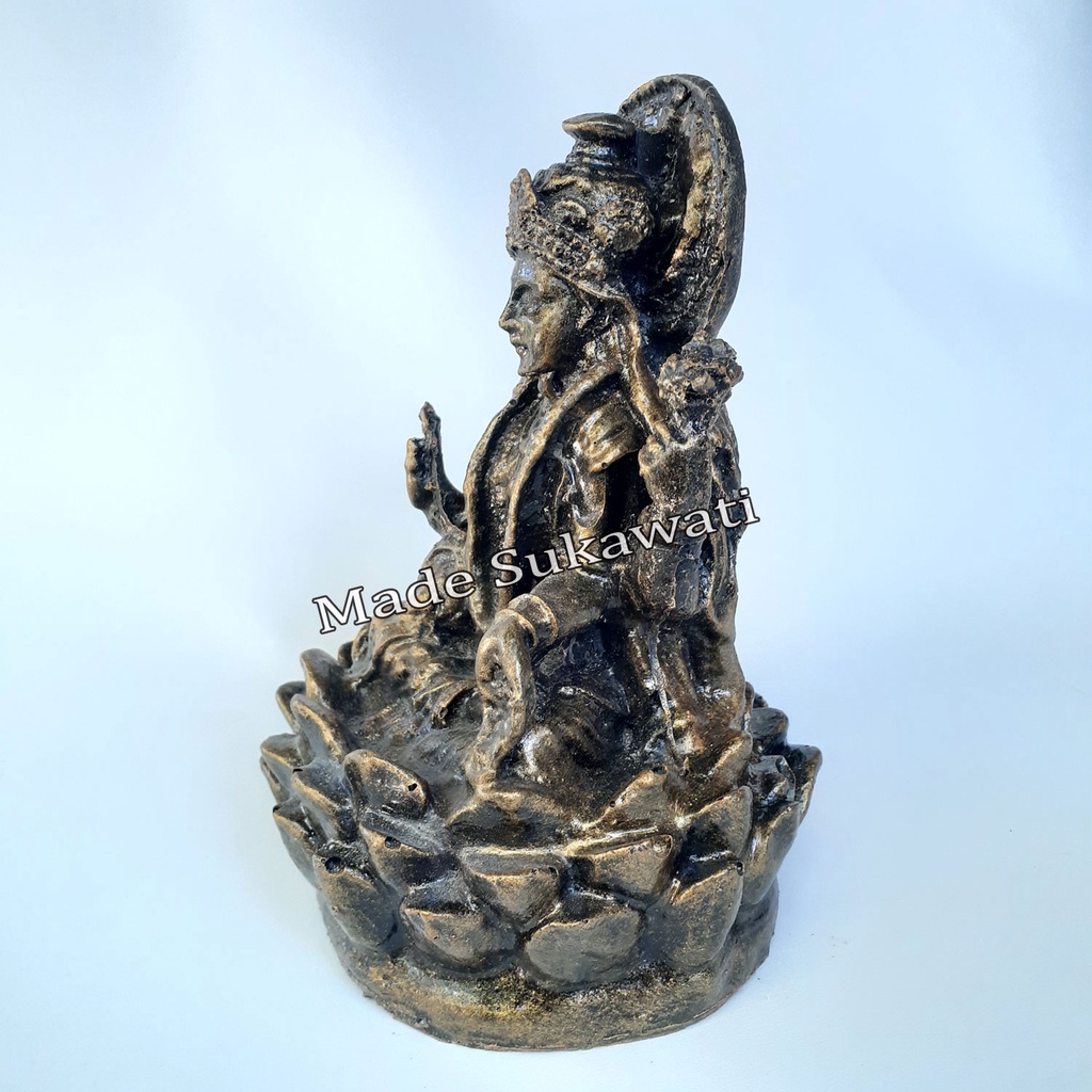 Patung Dewi Laksmi 17cm kerajinan Resin Bali